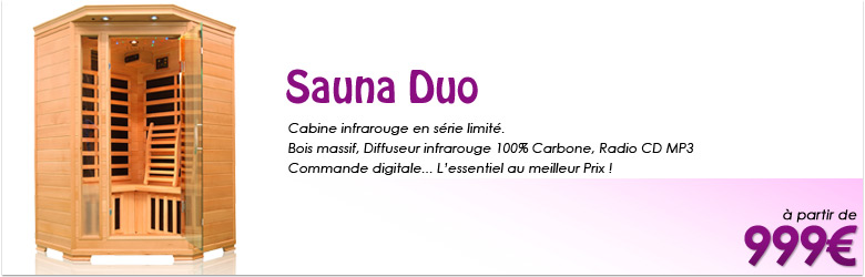 Cabine Infrarouge Duo