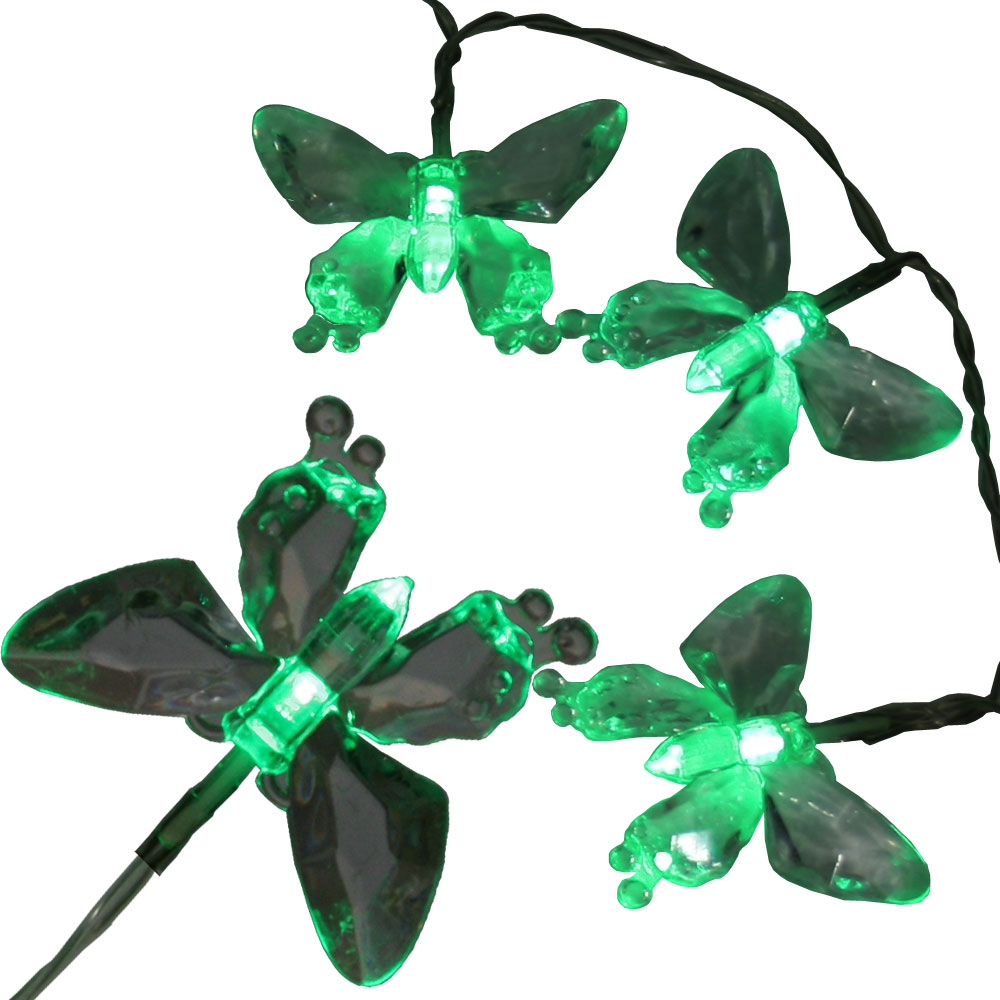 Guirlande Lumineuse Papillon Vert