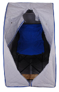 Intérieur du Sauna Infrarouge Transportable