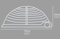Aquadome solaire ZIP dimensions
