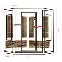 sauna infrarouge Prince 2/3 places