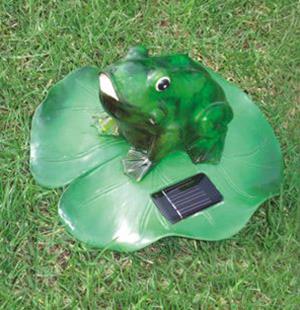 Lampe de Jardin "Nenuphar Grenouille"