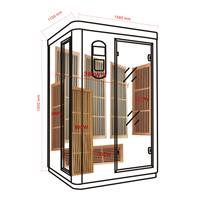 sauna infrarouge Prince 3 places