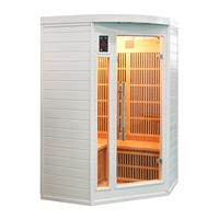 Sauna infrarouge Soleil Blanc 2/3 places France-Sauna