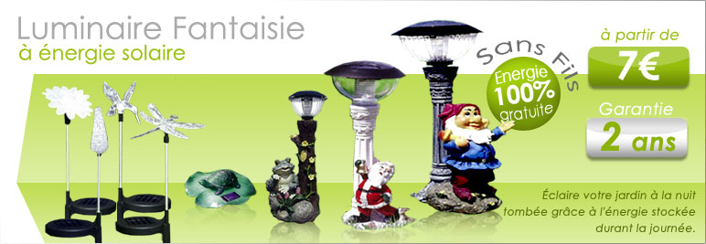 Luminaires Solaire Fantaisie