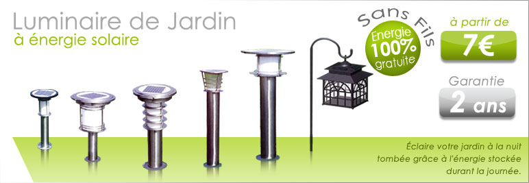 Luminaires Solaire de Jardin