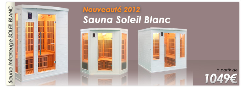Sauna Infrarouge Soleil Blanc