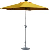 Parasol Luminaire Solaire Luciole Jaune