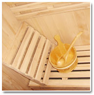 Sauna Vapeur Seau et Louche