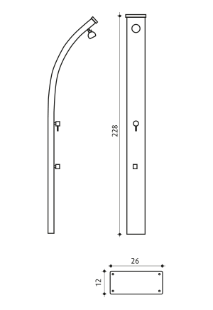 Plan technique du Formidra Spring Courbé