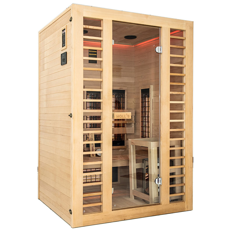 Sauna HOLL's Vénus Hybride Vapeur & Infrarouge Dual Healthy  - 2 places 