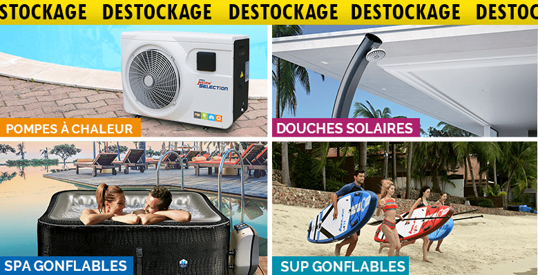 Déstockage Pompes - Douches - Spas - Sup