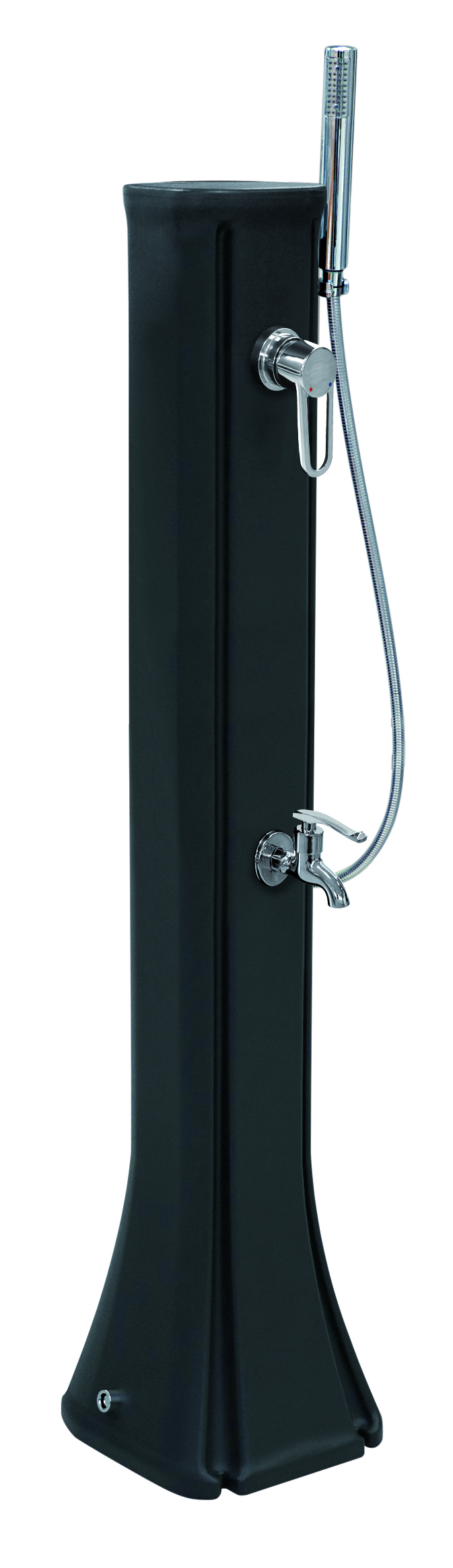 Douche Solaire avec douchette Happy Go Anthracite 23 litres - Reconditionnée Neuve