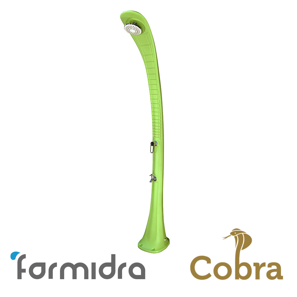 Douche Solaire Cobra Vert 32L avec rince pieds