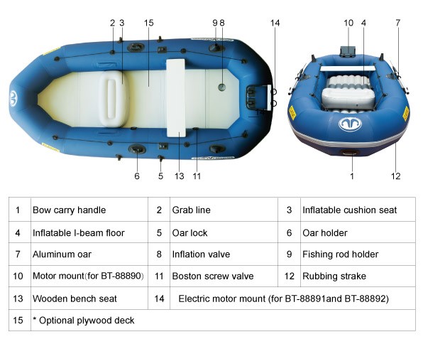 AQUA MARINA CLASSIC WITH ELECTRICAL MOTOR T-18