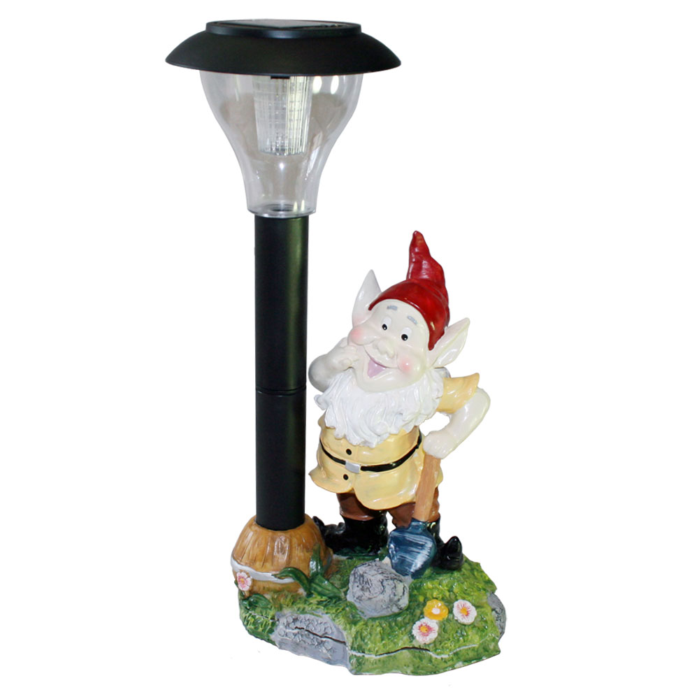 Lampe nain de jardin lumineux