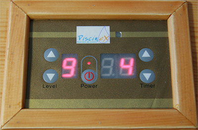 Sauna infrarouge portable en bois d'épicéa