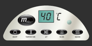 Panneau de contrôle digitale spa gonflable Hydro massant MSPA