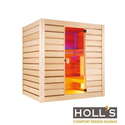Sauna Infrarouge Vapeur hybrid Combi Reconditionné + poêle Harvia + accessoires