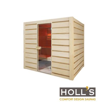 Sauna vapeur Eccolo - 6 places Reconditionné avec poêle et accessoires