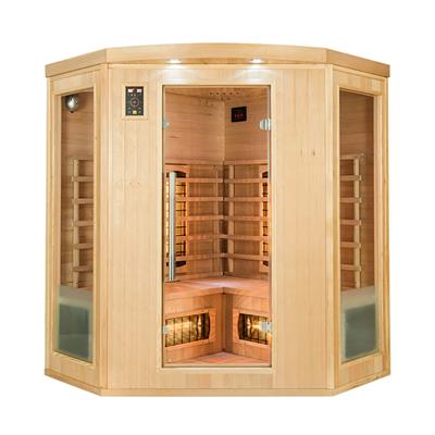 Sauna Infrarouge APOLLON Quartz - 3/4 Places angulaire reconditionné