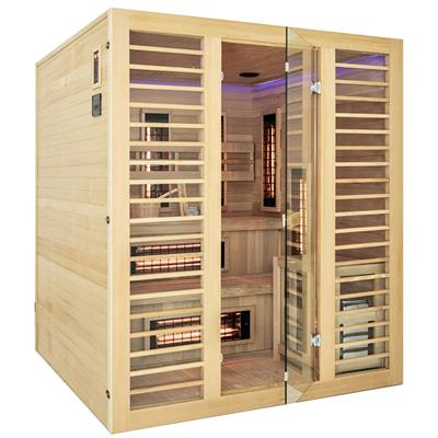 Sauna Hybride Vapeur & Infrarouge Dual Healthy HOLL's Vénus - 4 places - Neuf reconditionné
