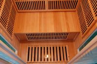 Sauna infrarouge Soleil Blanc 2 places intérieur