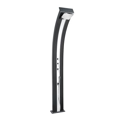 Douche Solaire Dada Curve Hybride Coloris Anthracite Inox reconditionnée