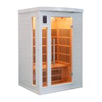 Sauna infrarouge Soleil Blanc 2 place France-Sauna